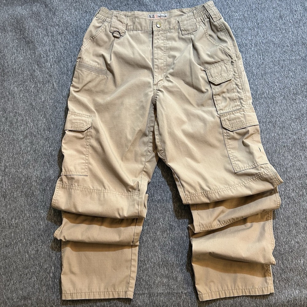 5.11 Tactical Cargo Pants Men's 32 Khaki Utility Outdoor Workwear - Picture 2 of 12